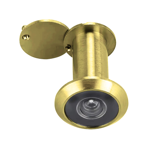 Restocking Soon: ETA Early November - Pedret Door Viewer 200 Degree Suits Doors 35-60mm Polished Brass SWL-AF-D