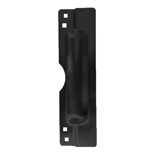 Lockton Strike Shield (Blocker Plate) To Suit Cylindrical Locks Visible Fix Matt Black SS01BLK