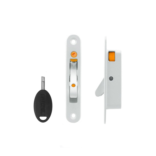 Angel Ventlock Sash Window Lock Face Fix White SSWVENTLOCKWHT *Single*