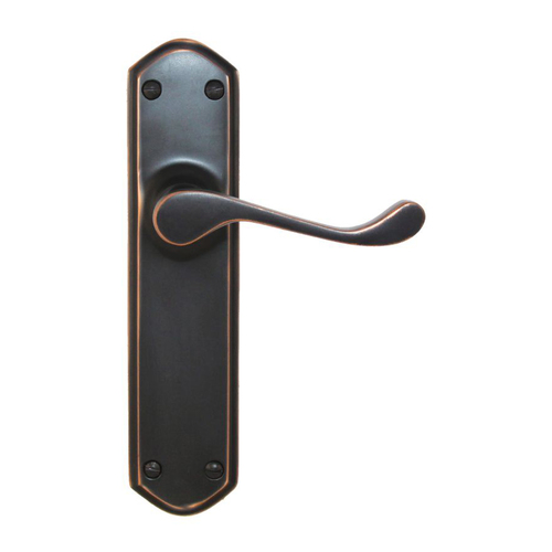 Superior Brass Colonial Design 2 Door Lever Passage 200mm Antique Copper 24176