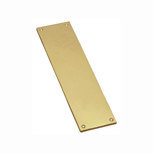 Superior Brass Door Push Plate 300x75mm Polished Brass 3013