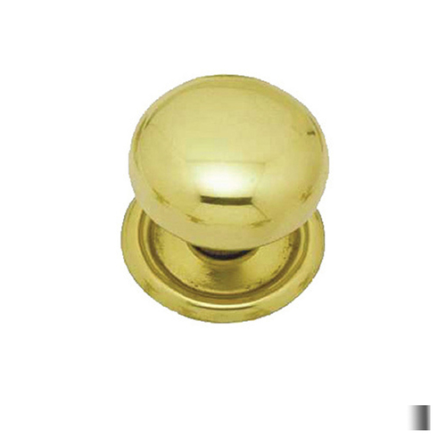 Superior Brass Round Cupboard Knob 32mm - Available in Chrome Plate and Polished Brass Finish