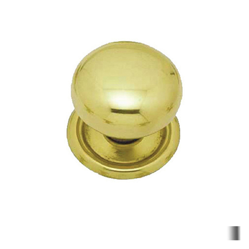 Superior Brass Round Cupboard Knob 25mm - Available in Chrome Plate and Polished Brass Finish