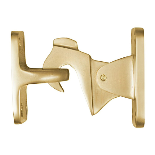 Austyle Door Stop and Holder 75mm Polished Brass 3322