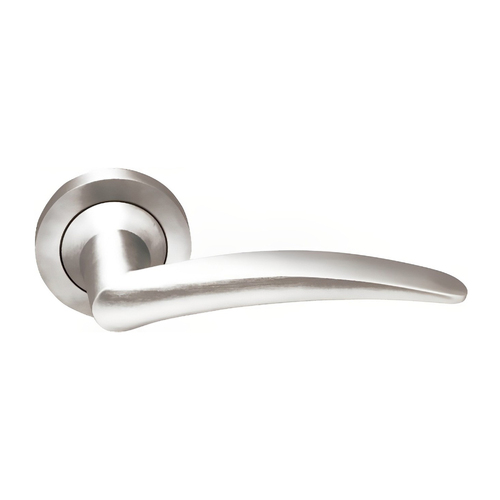 Austyle Architectural Door Lever on Rose 52mm Polished Chrome 33511