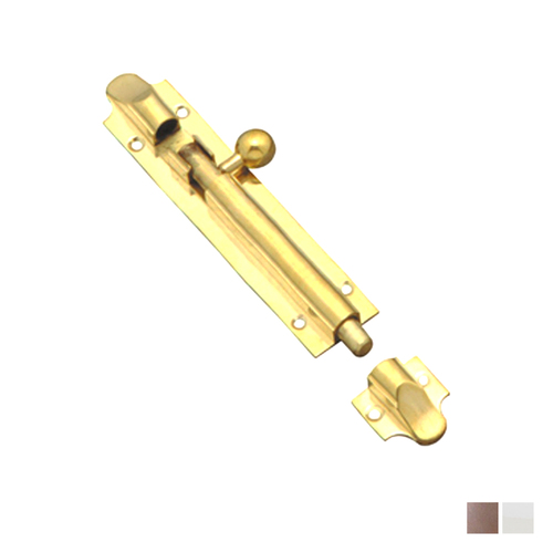 Austyle Barrel Bolt Tapered Door Lock Chrome Plate - Available in Various Sizes