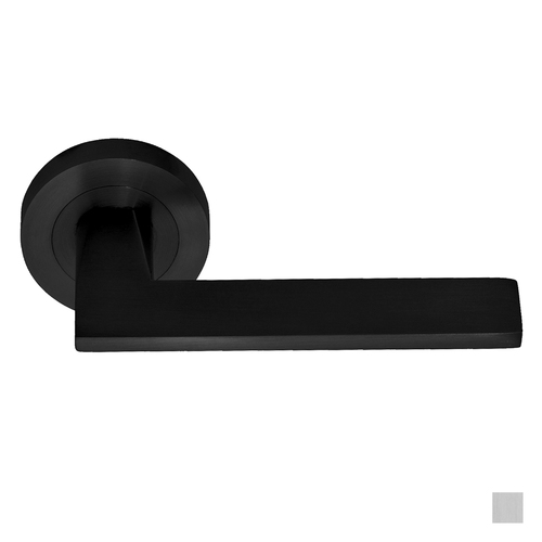 Builders Choice Door Lever on Round Rose 52mm - Available in Various Finishes