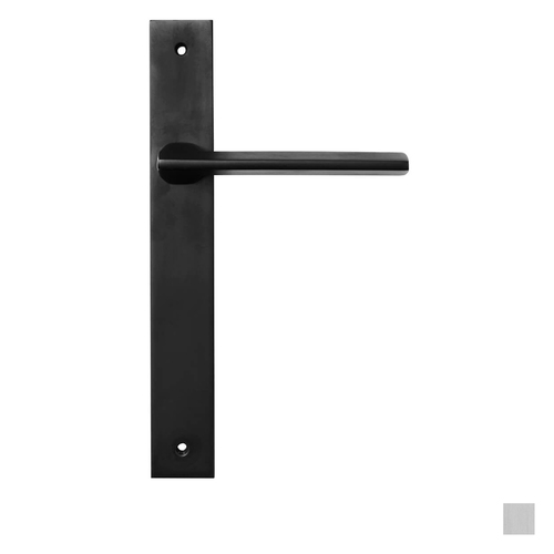 Builders Choice Linear Door Lever on Longplate Passage Set - Available in various Finishes