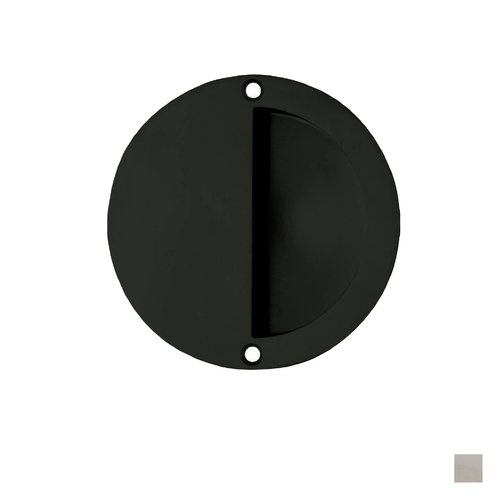 Austyle Circular Flush Pull Semi Concealed 90mm - Available in Black and Satin Stainless Steel