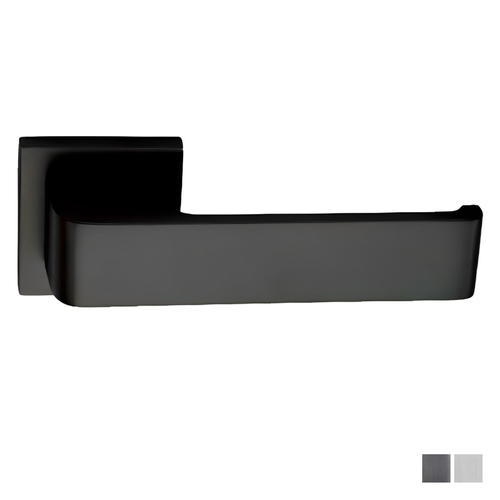 Superior Brass Urban Narrow Door Lever on Square Rose Passage Set - Available in Various Finishes