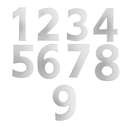 Austyle Architectural Numeral 0-9 150mm - Available in Various Numbers