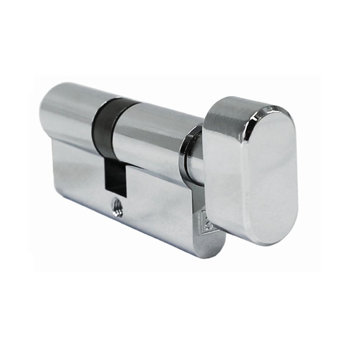 Austyle Euro Cylinder Thumb Turn 5 Pin 65mm Polished Chrome 39145