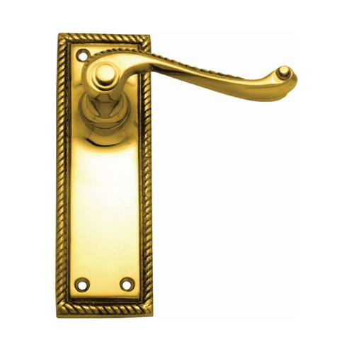 Superior Brass Georgian Door Lever - Available in Various Functions