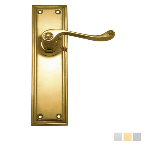 Superior Brass Heritage Door Lever Double Step Plate Passage Set - Available in Various Finishes