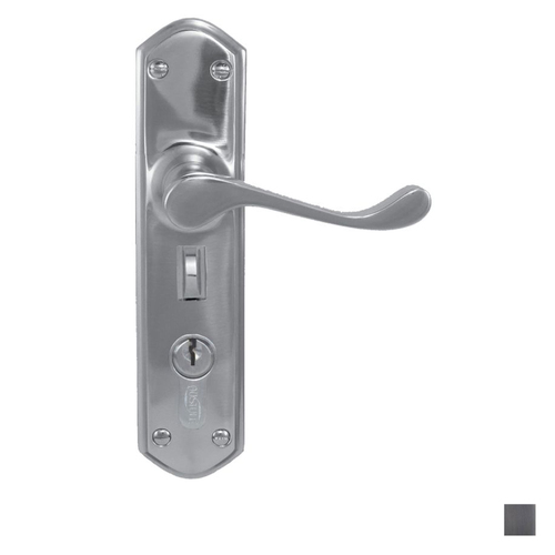 Superior Brass Victorian Design 2 Door Lever Entrance Set with Privacy Lock - Available in Various Finishes