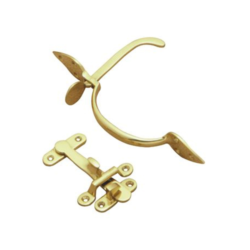 Superior Brass Gate Gate Thumb Lift & Latch 215mm Polished Brass 4247