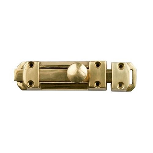 Austyle Heritage Classical Solid Brass Door Bolt 115x35mm Polished Brass 4261