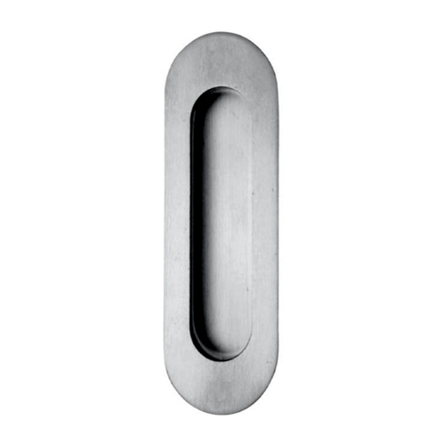 Austyle Oval Flush Pull Concealed Fix 120mm Satin Stainless Steel 43744