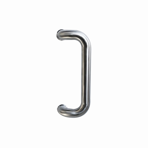 Austyle Entrance Offset D Tube Door Pull Handle Single Satin Stainless Steel