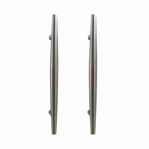 Austyle Entrance Tubular Ergonomic Door Pull Handle Pair Satin Stainless Steel