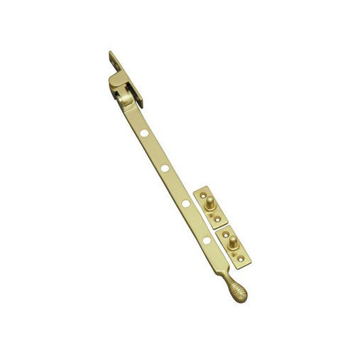 Superior Brass Window Casement Stay Beehive 250mm Polished Brass 4424