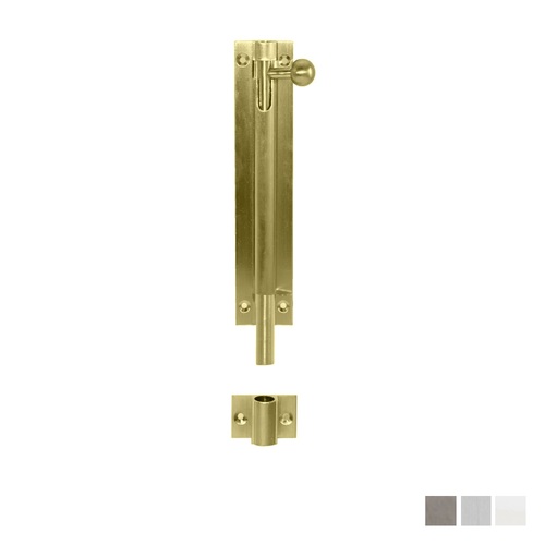 Austyle Door Barrel Bolt 50mm Throw - Available in Various Finishes and Sizes