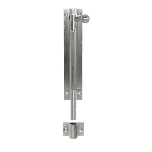 Austyle Door Barrel Bolt 25mm Throw 150x32mm Satin Chrome 44269