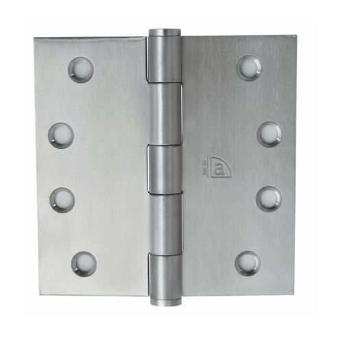 Austyle Door Butt Hinge Fixed Pin 100x100x2.5mm Satin Chrome 45109