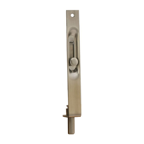 Austyle Easyfix Push Button Flush Bolt 150mm Satin Chrome 45182