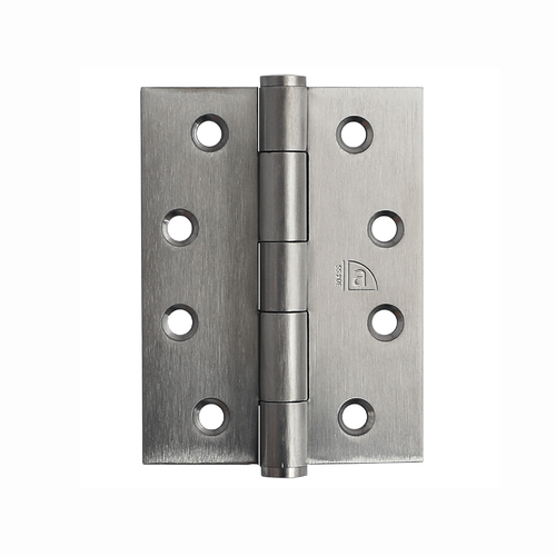 Austyle Door Fixed Pin Hinge 100x75x2.5mm Satin Chrome 45318