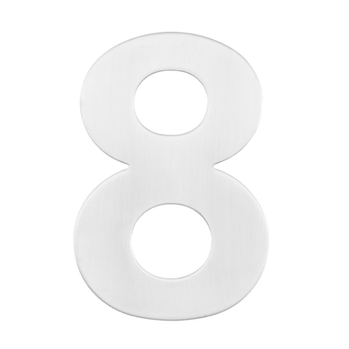 Austyle Architectural Numeral Number 8 Stainless Steel 48918