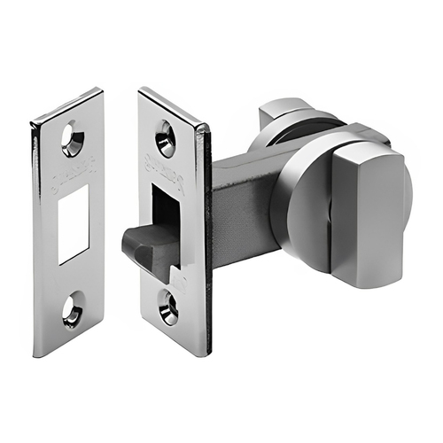 Austyle Sliding Door Turn Snib Self Latching 42mm Satin Chrome 49027