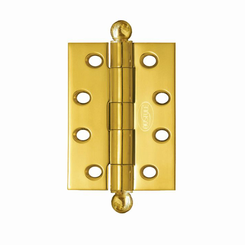 Austyle Door Butt Hinge Ball Tip Loose Pin Polished Brass - Available in Various Sizes