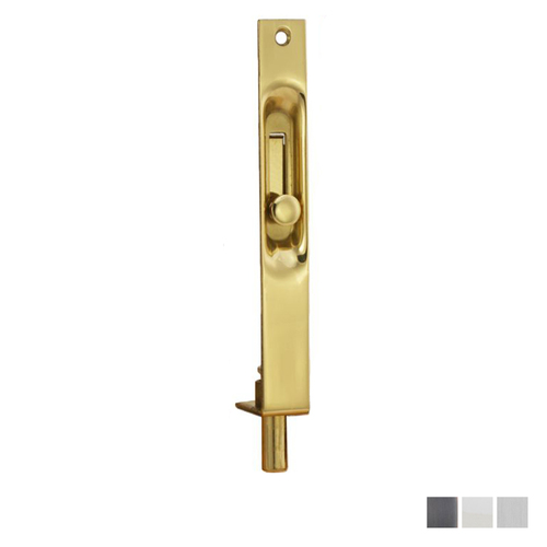 Austyle Easyfix Push Button Flush Bolt - Available in Various Finishes and Sizes