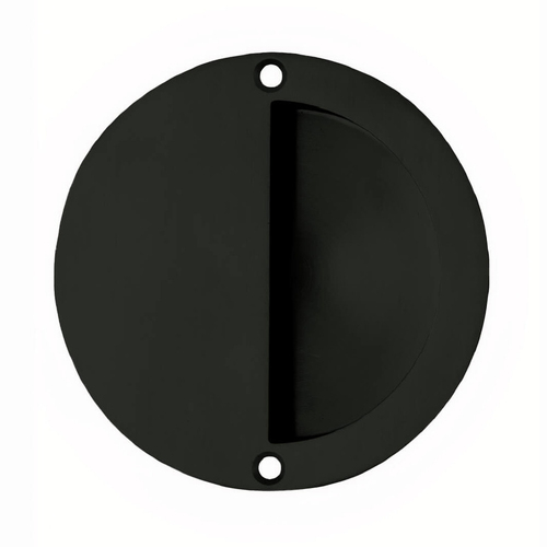 Austyle Circular Flush Pull Semi Concealed 90mm Black 53743