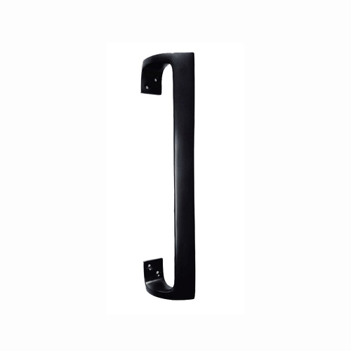 Austyle Entrance Door Pull Handle Square Twist 400mm Black 53953