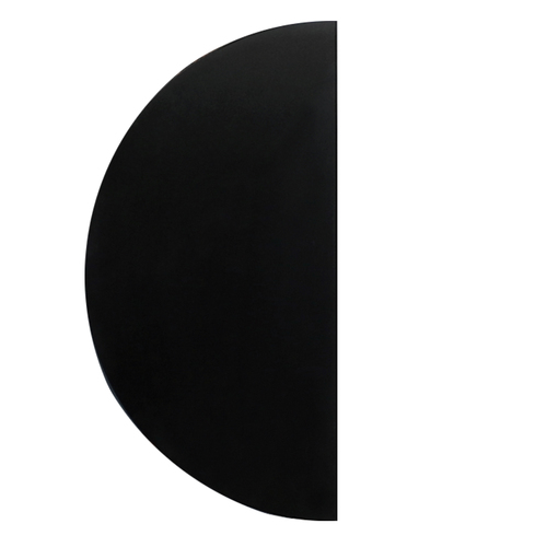 Restocking Soon: ETA Mid November - Austyle Half Circle Entrance Door Pull Handle 500mm Back to Back Matt Black 53992