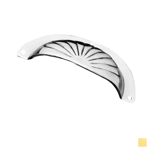 Superior Brass Classic Drawer Pull 98mm - Available in Chrome Plate and Polished Brass Finish