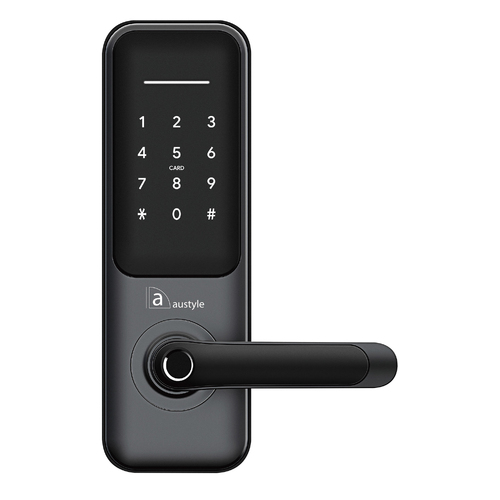 Austyle Smart Digital Door Lever Entrance Set 239x79mm Black 59410