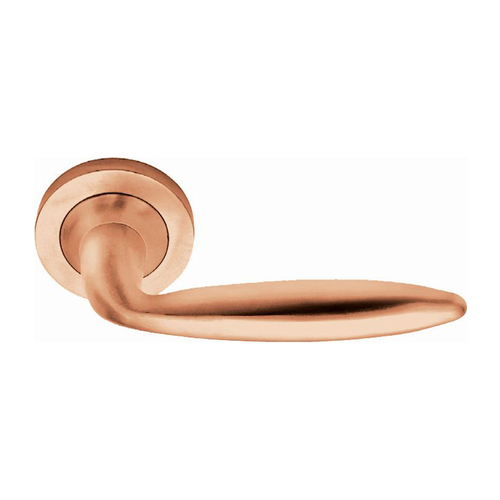 Austyle Architectural Door Lever on Rose 52mm Copper 63516