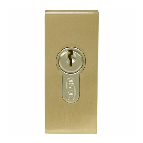 Austyle Euro Escutcheon Rectangular 70mm Satin Brass 93724