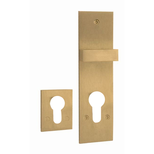 Austyle Escutcheon and Snib Set 145mm Satin Brass 93736