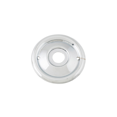 Tradco 0863 Milled Edge Knob Backplate Satin Chrome 46mm (PAIR)