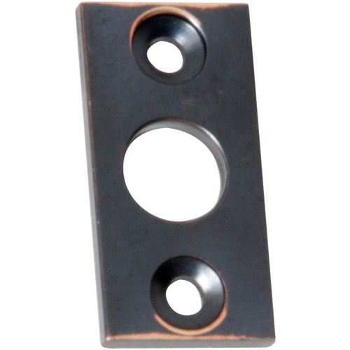 Tradco 1415AC Plate Keeper Antique Copper 9mm Bolt 32x15mm