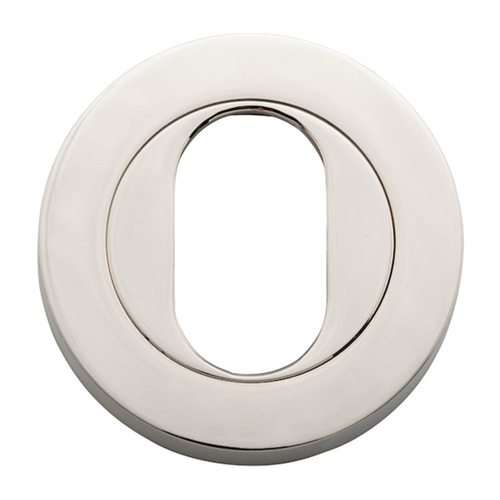 Iver Oval Escutcheon Round 52mm Polished Nickel 20068