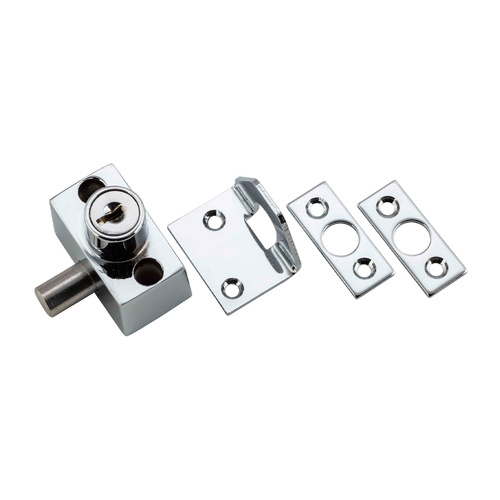 Tradco Sash & Sliding Window Lock 43mm Chrome Plated 20304