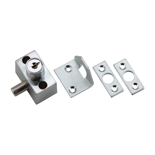 Tradco Sash & Sliding Window Lock 43mm Satin Chrome 20305