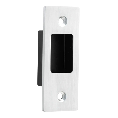 Iver Rectangular Sliding Door Edge Pull Brushed Chrome 20425