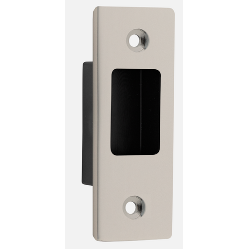 Iver Sliding Door Edge Pull Rectangular Satin Nickel H76xW28mm TRA20429