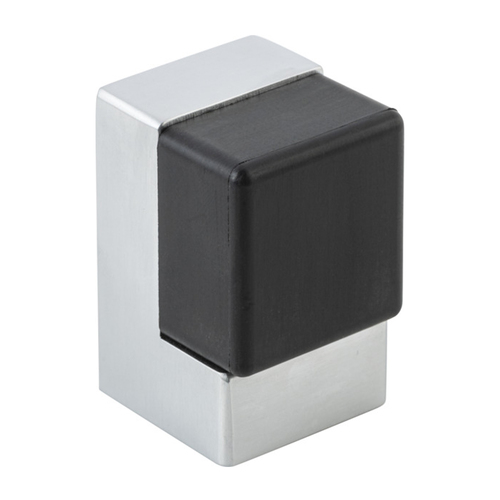 Iver Square Door Stop Concealed Fix 50mm Brushed Chrome 20825